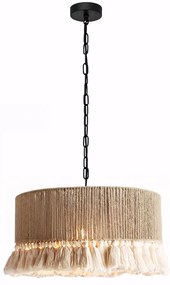 Toolight Toolight, stropné svietidlo 40cm, 1xE27, APP1735-1CP, čierna-hnedá, OSW-05121