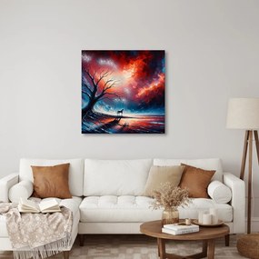 Obraz strom života pod hviezdnou oblohou