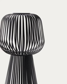 LED stolové vonkajšie svietidlo so stmievačom so solárnym panelom (výška 70 cm) Reiba – Kave Home