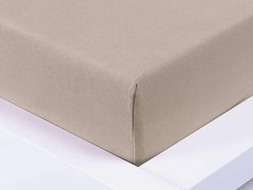 XPOSE® Jersey plachta Exclusive - kávová 200x220 cm