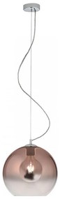 Redo 01-2076 - Luster na lanku BOWL 1xE27/42W/230V pr. 30 cm meď