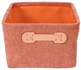 Ružový úložný box Wenko Anela, 28 x 12 cm