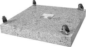 Doppler Pojazdný stojan na slnečník 140 kg - žulový s kolieskami