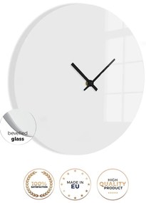 Sklenené nástenné hodiny ø 30 cm Feminine line - Styler