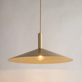 Luster na lanku CAPRI 1xE27/15W/230V pr. 70 cm zlatá