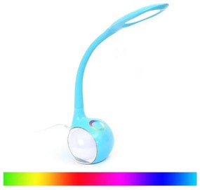 Platinet LED RGB Stmievateľná stolná lampa LED/7W/230V modrá PDL20BL