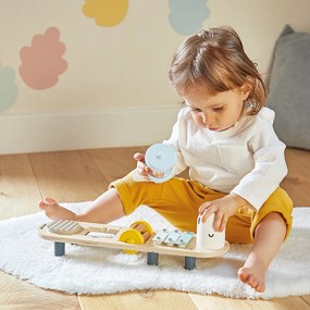 Sweet Cocoon - hudobný stolček - Húsenička