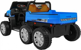 Ramiz Detské nákladné auto Farmer Truck pre 2 deti modré + pohon 4x4 + diaľkové ovládanie + sklápač + LED audio
