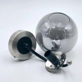 Nástenné svietidlo GEORGIA 1xE14/5W/230V matný chróm/dymová