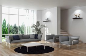 Ayyildiz, Kusový koberec Life Shaggy 1500 antra kruh, 200x200 (priemer) kruh, šedá, obývacia izba