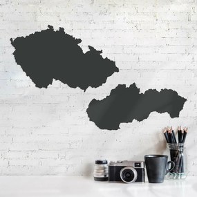DUBLEZ | Drevené mapy na stenu - Česko a Slovensko