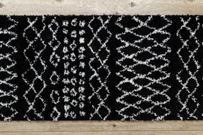 Behúň BERBER ETHNIC G3802 čierny Fredzle berber marokánsky