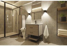 Kúpeľňová skrinka vysoká Industrial Forest 35 x 160 x 30 cm