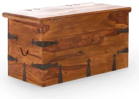furniture-nabytek.cz - Masívna truhlica Merlin I z palisandra, lakovaná, hnedá – 94×48×50 cm