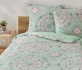 Posteľná bielizeň z mikrovlákna, zelená, štandardná veľkosť