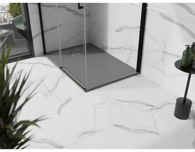 Mexen Stone+, obdĺžniková vanička z minerálneho kompozitu 100 x 80 cm, šedá-betónová, 44618010