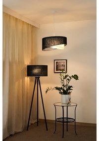 Brilagi - LED Luster na lanku LYRA 1xE27/15W/230V čierna/krémová