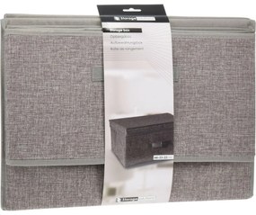 Skladací úložný box s odklopným vekom 44 x 33 × 22 cm, L