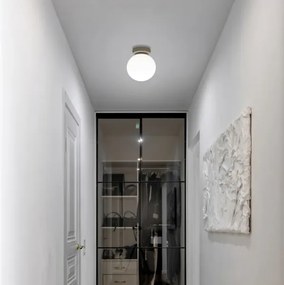 Stropné svietidlo MOONLIGHT 1xE27/15W/230V, priemer 16 cm, krémové