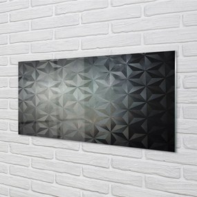 Sklenený obklad do kuchyne 3d kužele 120x60 cm