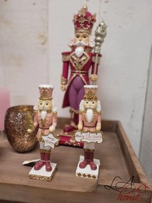 Vianočné dekoratívne soška Louskáčka Merry Christmas - 9 * 7 * 22 cm