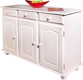 Komoda In-Livio, bielená borovica