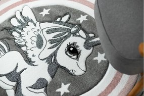 Dywany Łuszczów, Detský kusový koberec Petit Pony grey, 180x270, šedá, detská izba