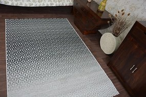 Kusový koberec LISBOA 27208/356 structural čierny / sivý