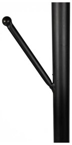 Čierny kovový vešiak ø 29x170 cm Twiggy – White Label