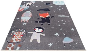 Obsession, Kusový koberec My Greta 600 space grey, 115x170, šedá, detská izba