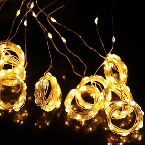 Svetelná LED reťaz Linde 300 diód teplá biela