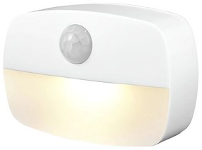 Izoxis 22090 Nočné svetlo s pohybovým senzorom biela