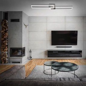 Brilo - LED Stmievateľný prisadený luster FRAME 2xLED/20W/230V + DO