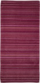 Osuška z velúru a froté Geometric Print