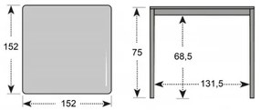 Doppler BERGAMO TOMBOLO - hliníková sedacia súprava 4+1
