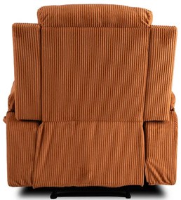 Masážne polohovateľné kreslo ARIEN ryšavý menšester - vintino.sk