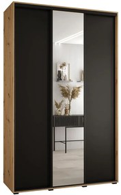 Skriňa 45 Canaris 3 170 artisan/čierna/čierna