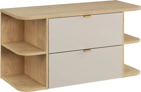 Comad Kúpeľňová skrinka pod doskové umývadlo SET-DC B Cremona 100 kašmír/dub cremona