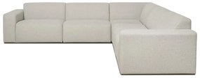 Béžová/krémovobiela rohová pohovka (variabilná) Roxy – Scandic