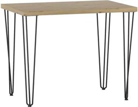 Vintino Jedálenský stôl RAVEN 101 × 67 cm – dub artisan / čierna