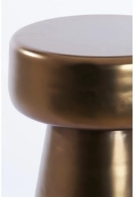 Kovový okrúhly odkladací stolík ø 29 cm Dakwa – Light &amp; Living