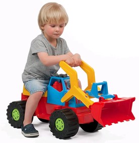 Detské odrážadlo Bager nakladač BAYO 74 cm zelený