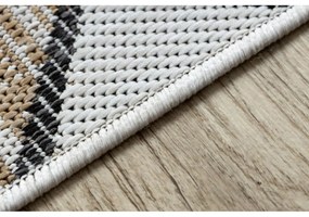 Kusový koberec Mozaika krémovo sivý 80x150cm