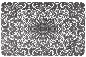 Podložka pod tanier  Lace 45x30 cm sivá ar-mata-lace-szar