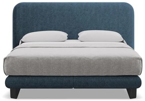 Modrá boxspring posteľ 180x200 cm Ilima – Makamii