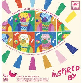 Djeco Kreatívna sada Inspired By Andy Warhol Pop-art zvieratká