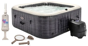 Marimex | Vírivý bazén Pure Spa Greystone Deluxe Bubble Spa 4 NP + výhodný set príslušenstva | 19900148