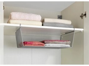 WENKO 53143100 - Strieborný košík 49x28 cm