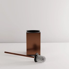 Rea Til, kovový stojan na WC s kefou, medená matná, REA-88097