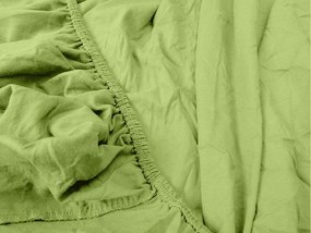 Jersey plachta pistáciová 90 x 200 cm